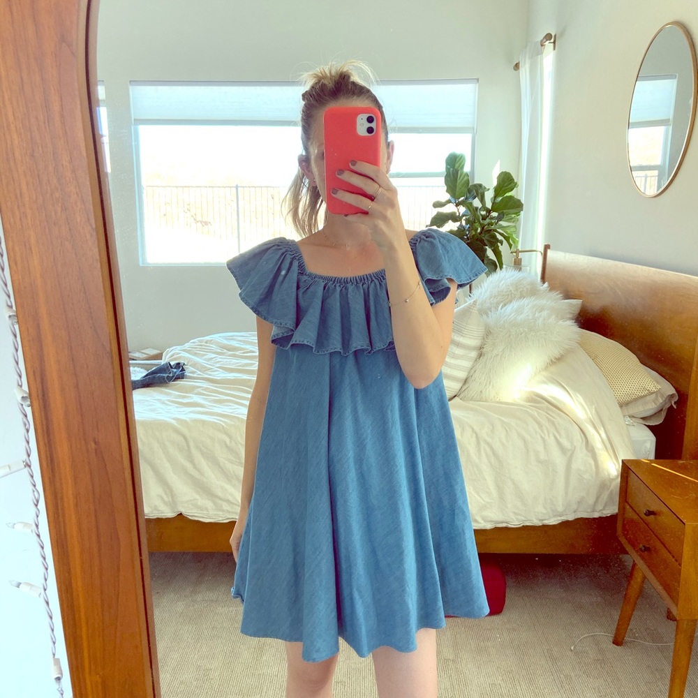 Alexa Chung x AG chambray dress - Picture 2 of 4